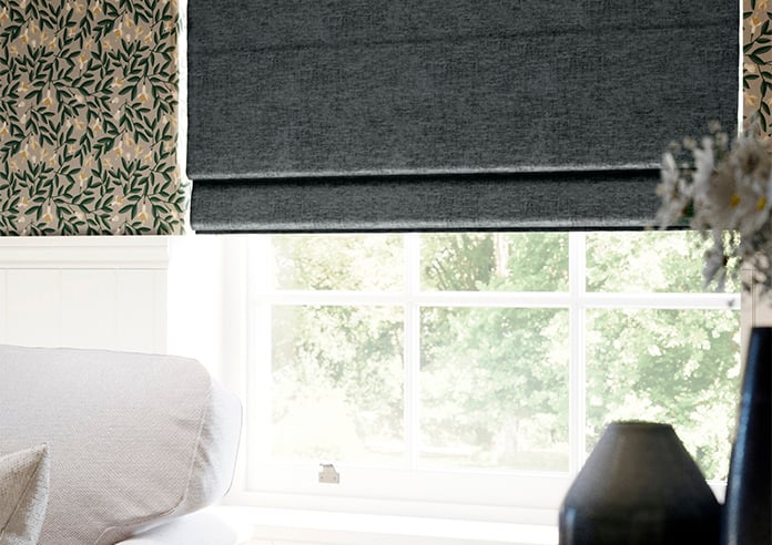 Maurice, Charcoal - Roman Blind - Image 5